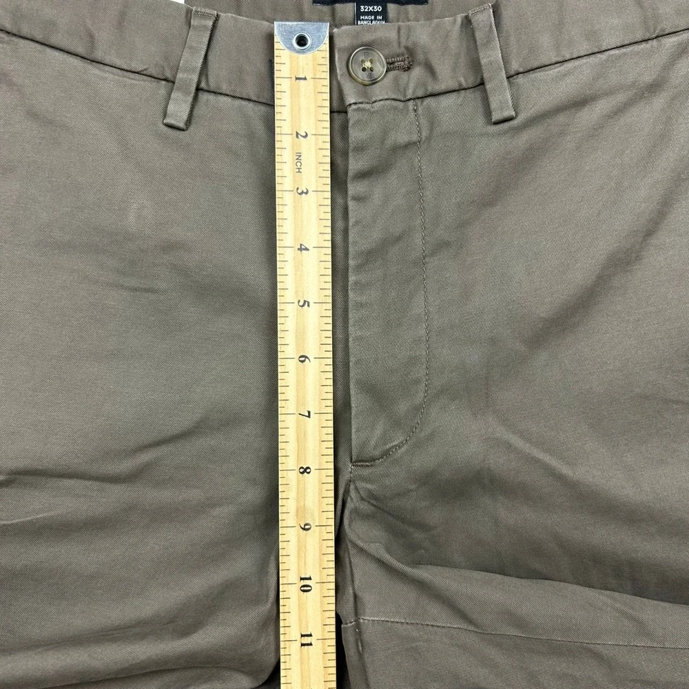 Banana Republic Chino Pants Mens 32x30 Brown Lived-In Athletic Tapered Cotton